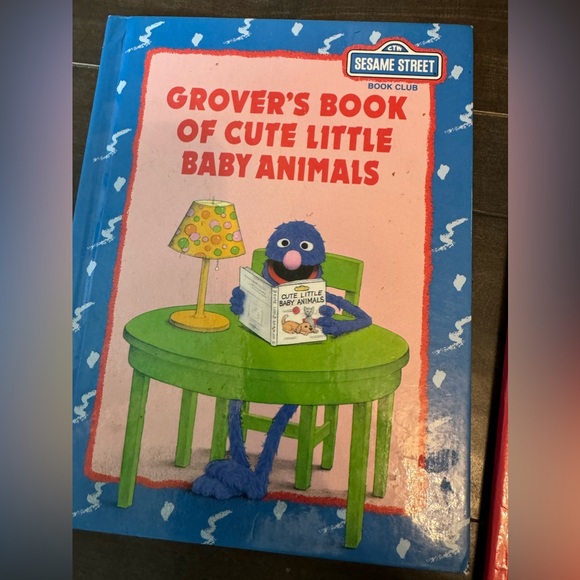 Lot of 8 90’s Sesame Street Children's Book Club Large Hardcover - Picture 4 of 10